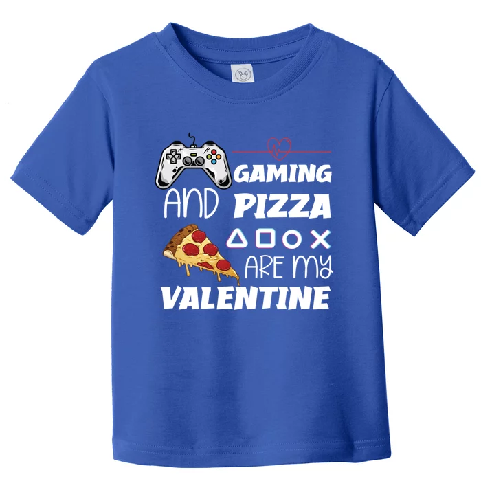 Valentines Day Gamer Funny Pizza Lover Valentine Pizza Funny Gift Toddler T-Shirt