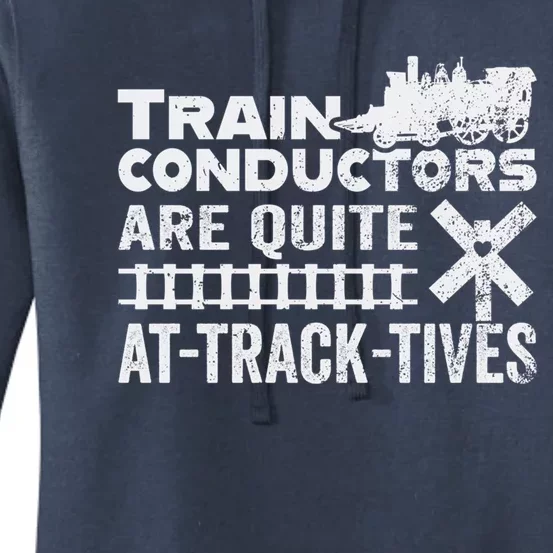 Valentines Day Gift Funny Railway Train Model Cool Gift Women's Pullover Hoodie