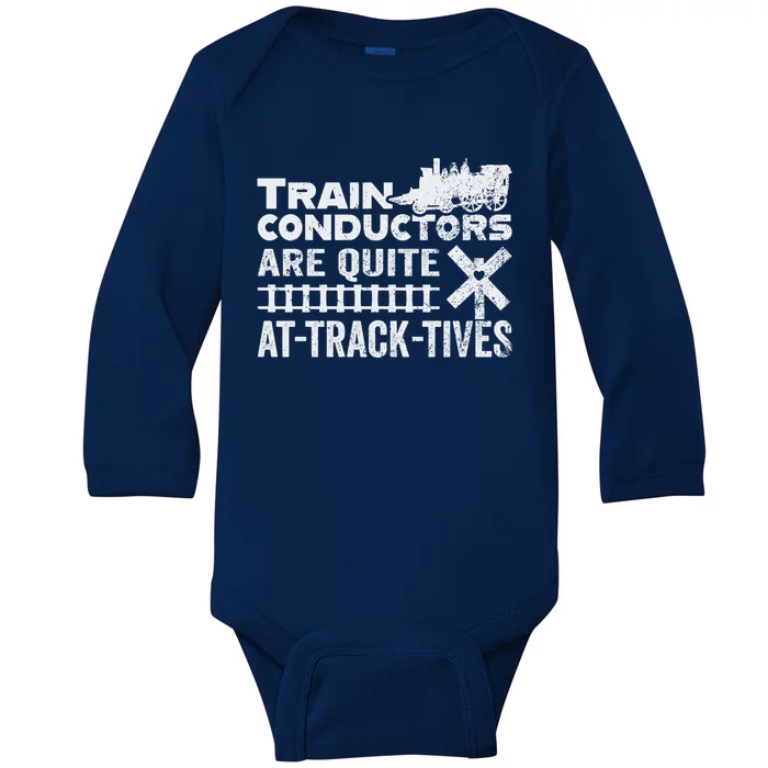 Valentines Day Gift Funny Railway Train Model Cool Gift Baby Long Sleeve Bodysuit