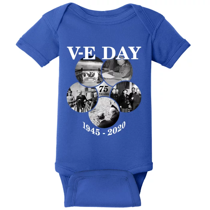 Vgifte Day Gift 75th Anniversary (5) Funny Gift Baby Bodysuit