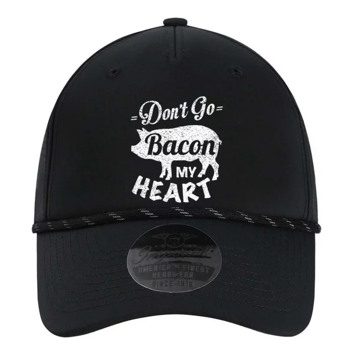 Valentines Day Gift Idea Don't Go Bacon My Heart Funny Cute Gift Performance The Dyno Cap