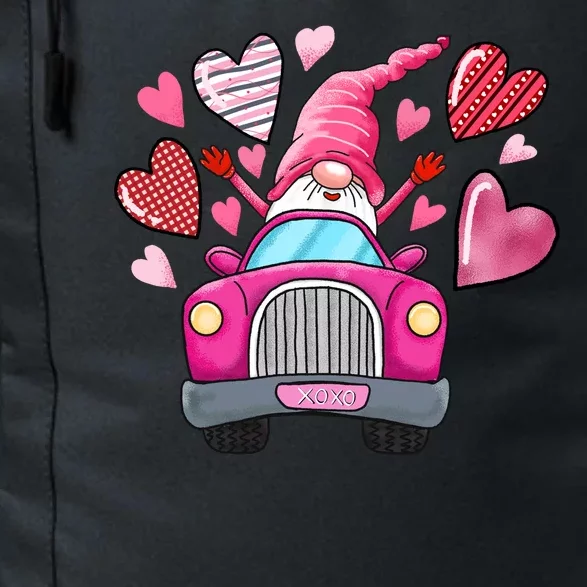 Valentines Day Gnome Heart Truck Daily Commute Backpack