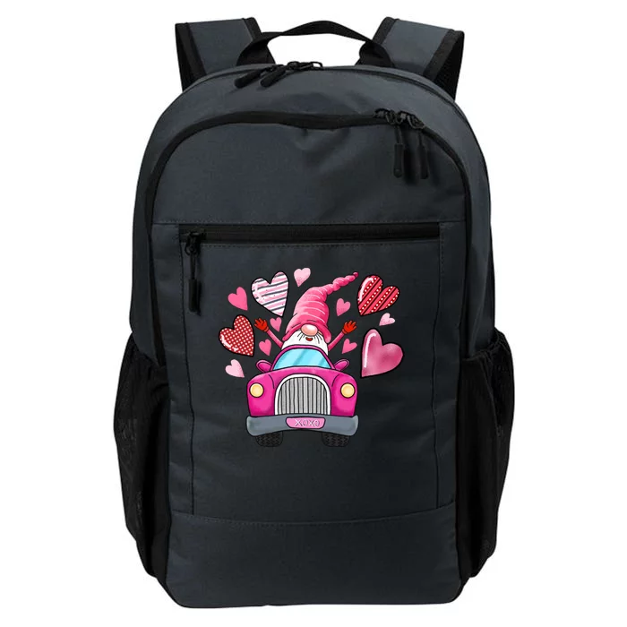 Valentines Day Gnome Heart Truck Daily Commute Backpack