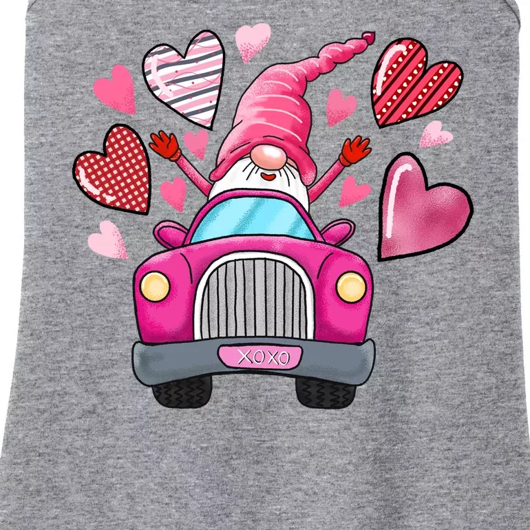 Valentines Day Gnome Heart Truck Ladies Essential Tank