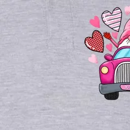 Valentines Day Gnome Heart Truck Softstyle Adult Sport Polo