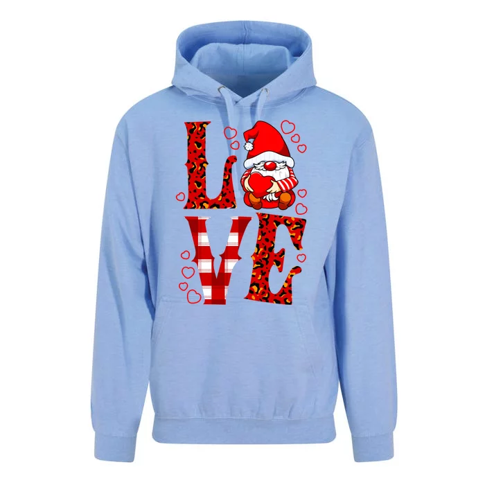 Valentines Day Gnome Love Funny Great Gift Unisex Surf Hoodie