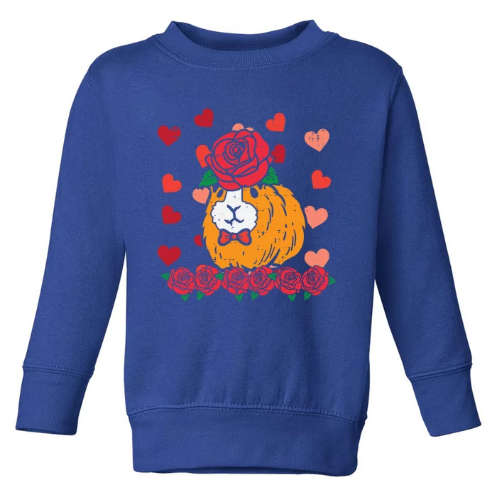 Valentines Day Guinea Pig Cute Pet Gift Toddler Sweatshirt