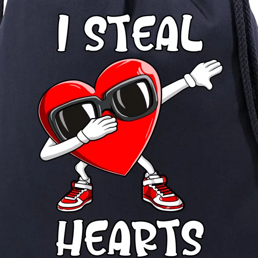 Valentines Day Gift Love Dabbing Heart Cool Gift Drawstring Bag