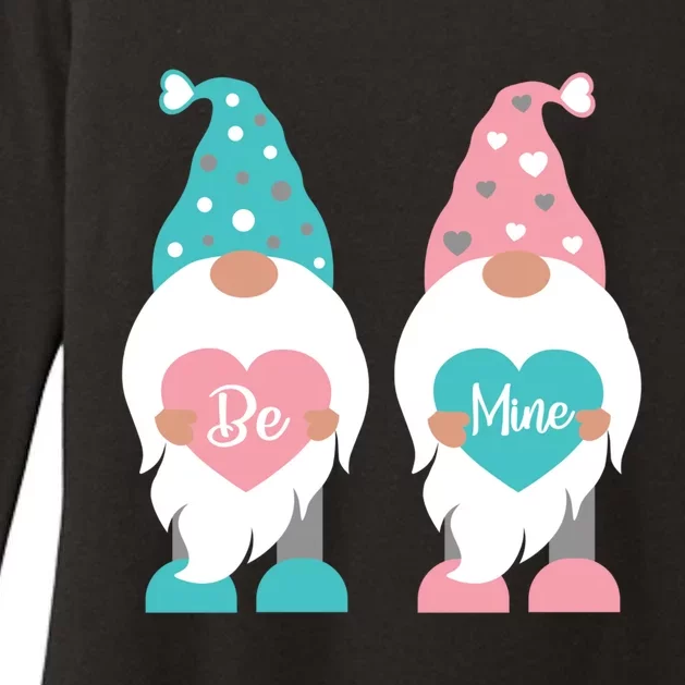 Valentines Day Gnomes Be Mine Hearts Gift Womens CVC Long Sleeve Shirt