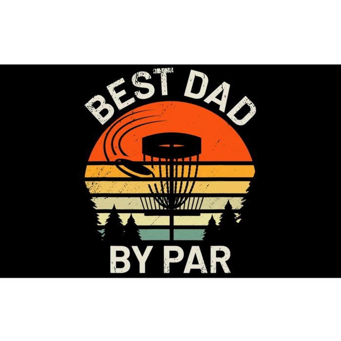 Vintage Disc Golf Dad Gift Best Dad By Par Disk Golf Bumper Sticker