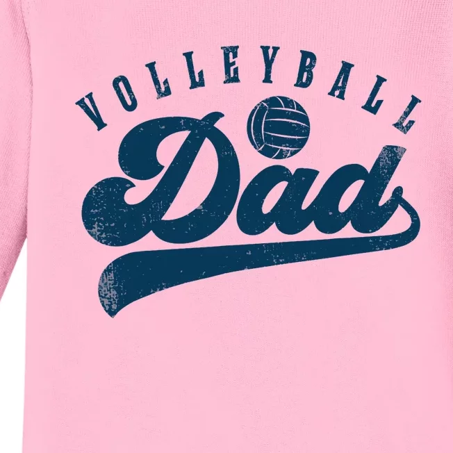 Volleyball Dad Gifts Daddy Father's Day Baby Long Sleeve Bodysuit