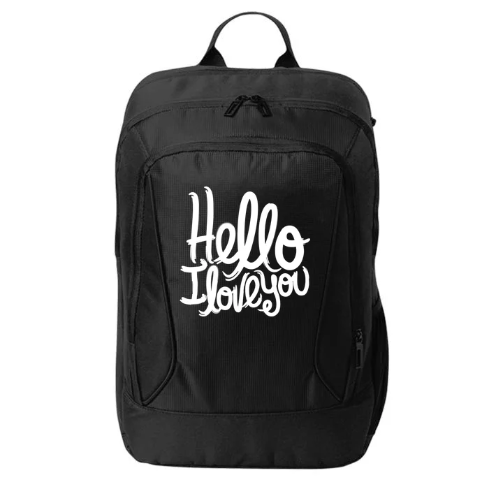 Valentine's Day Gift Meaningful Gift Hello I Love You Gift City Backpack