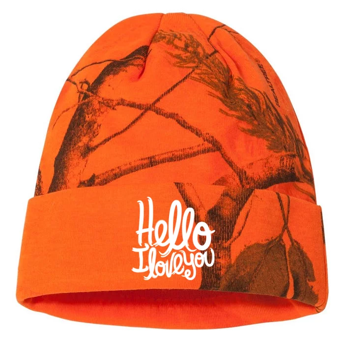 Valentine's Day Gift Meaningful Gift Hello I Love You Gift Kati - 12in Camo Beanie