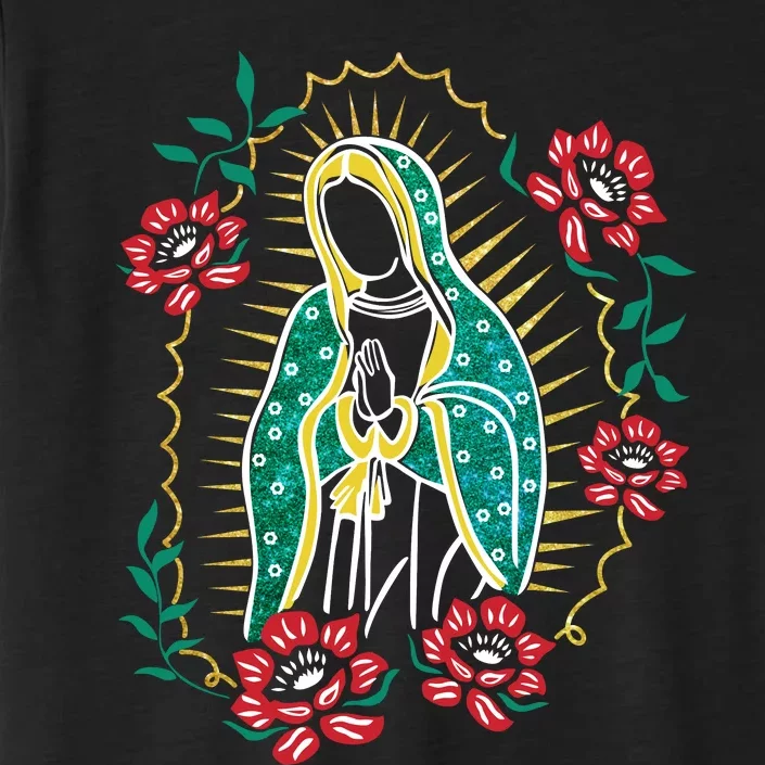 Virgen De Guadalupe ChromaSoft Performance T-Shirt