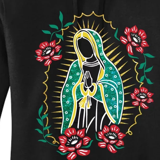 Virgen De Guadalupe Women's Pullover Hoodie