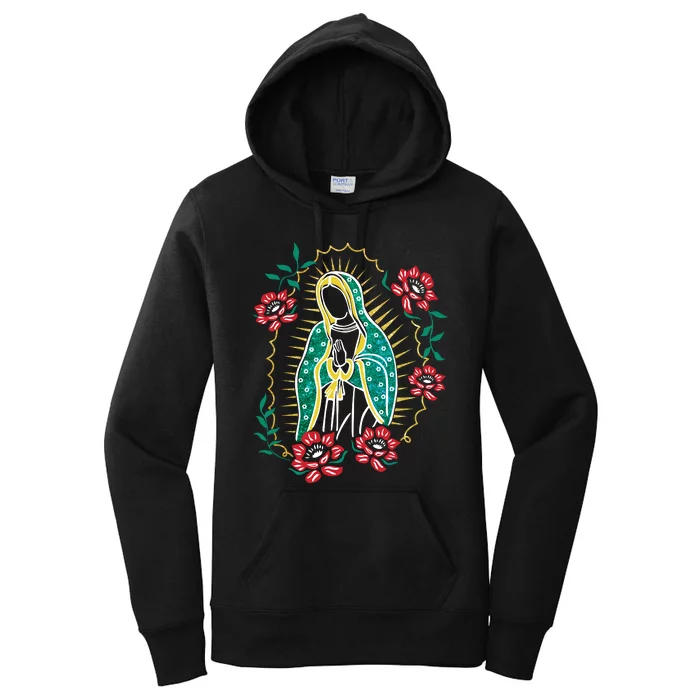 Virgen De Guadalupe Women's Pullover Hoodie