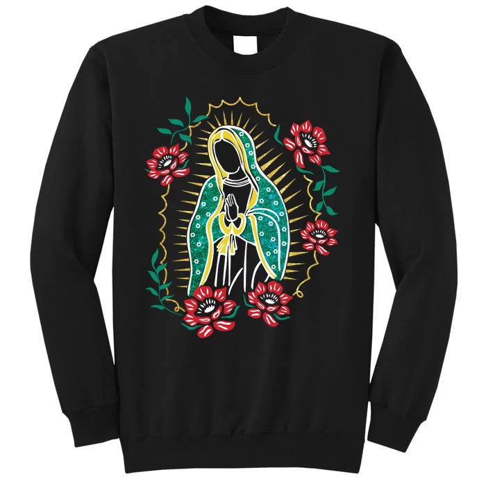 Virgen De Guadalupe Tall Sweatshirt