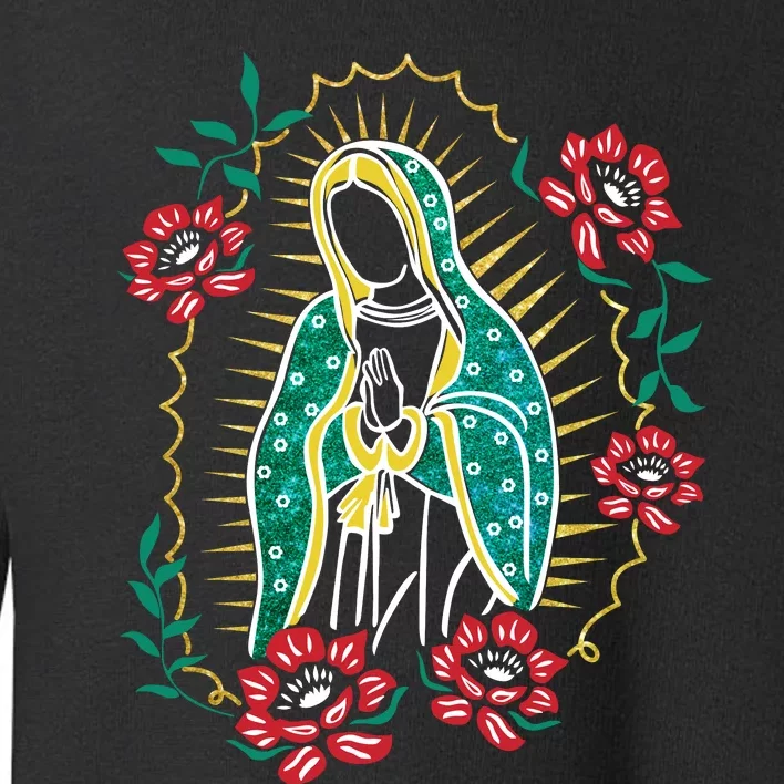 Virgen De Guadalupe Toddler Sweatshirt