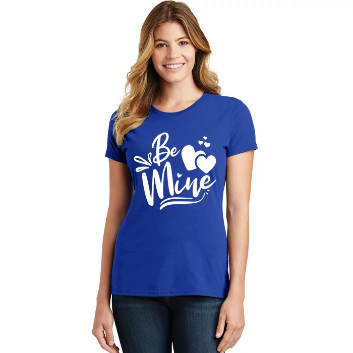 Valentine's Day Graphic Be Mine Hearts Cute Gift Women's T-Shirt