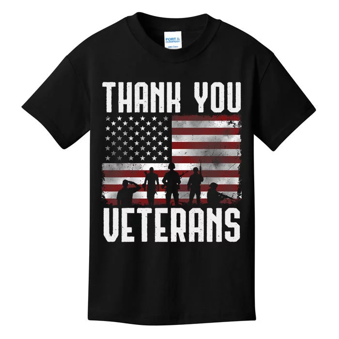 Veterans Day Gifts Thank You Veterans Proud Kids T-Shirt