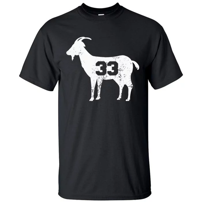 Vintage Distressed GOAT 33 Apparel Tall T-Shirt