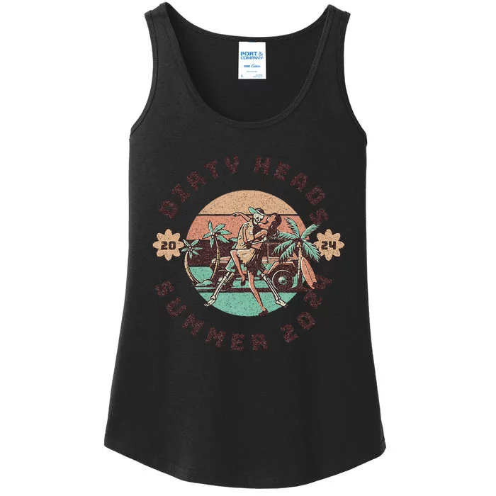 Vintage Dirty Heads In Retro Style Gift Ladies Essential Tank