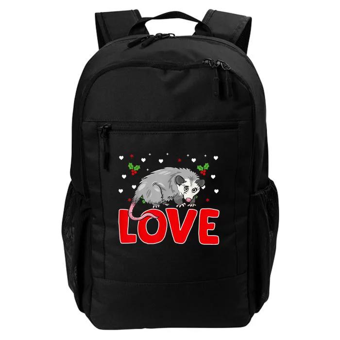 Valentine's Day Hearts Love Possum Animal Lovers Women Daily Commute Backpack