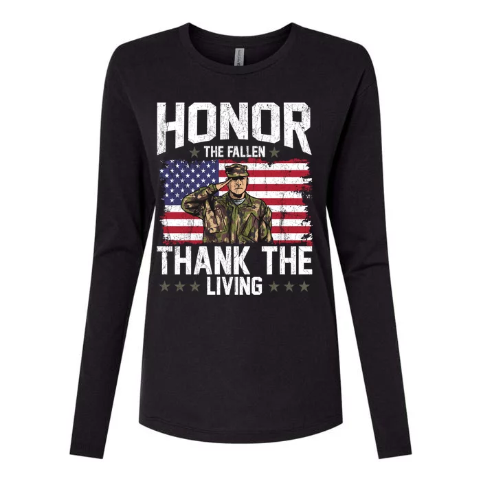 Veterans Day Honor The Fallen Military Veteran Gift Womens Cotton Relaxed Long Sleeve T-Shirt