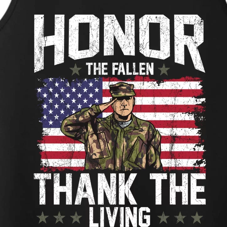 Veterans Day Honor The Fallen Military Veteran Gift Performance Tank