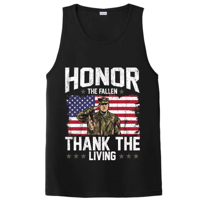 Veterans Day Honor The Fallen Military Veteran Gift Performance Tank