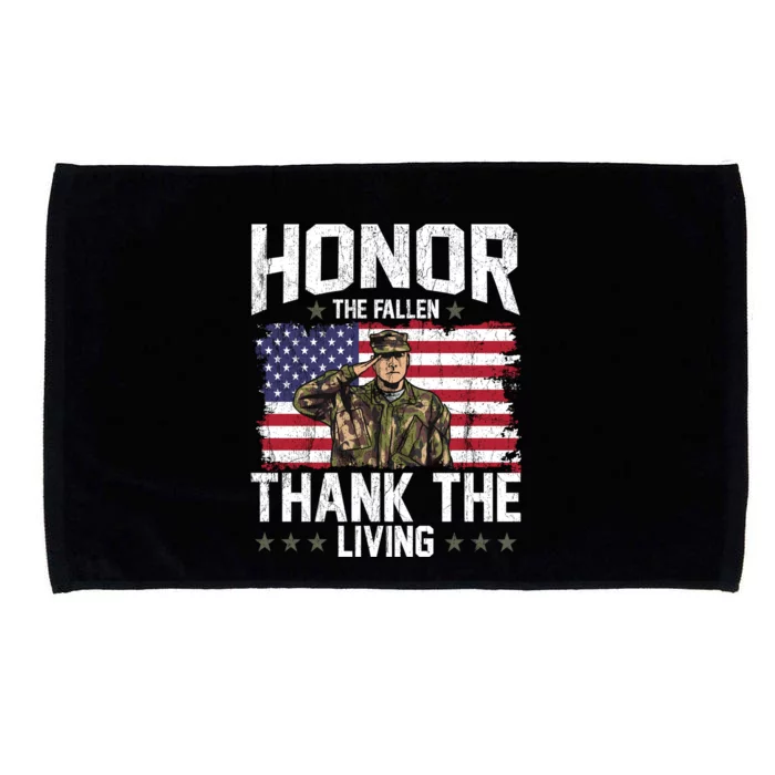 Veterans Day Honor The Fallen Military Veteran Gift Microfiber Hand Towel