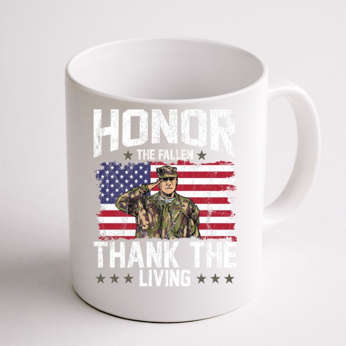 Veterans Day Honor The Fallen Military Veteran Gift Front & Back Coffee Mug