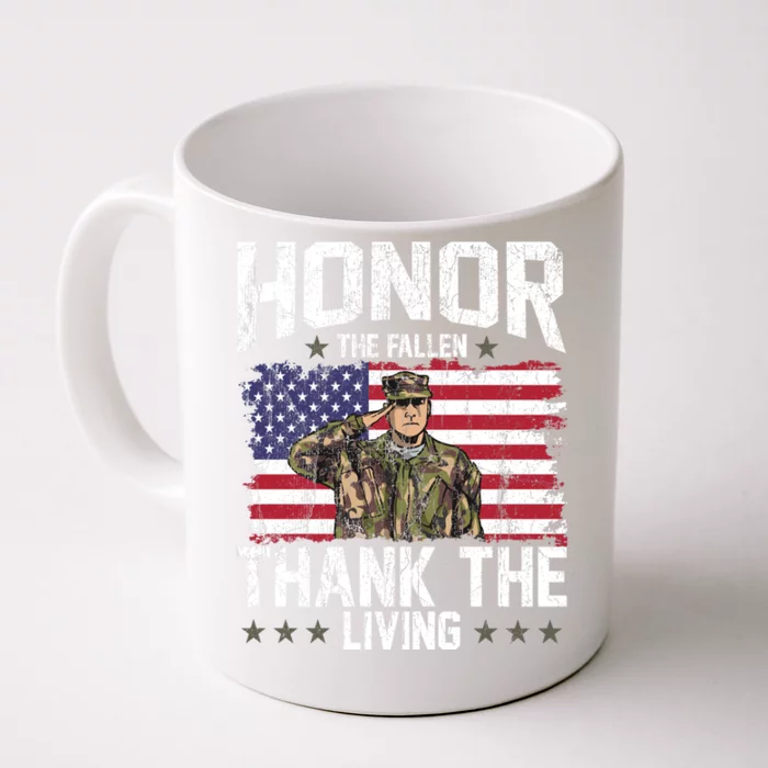 Veterans Day Honor The Fallen Military Veteran Gift Front & Back Coffee Mug