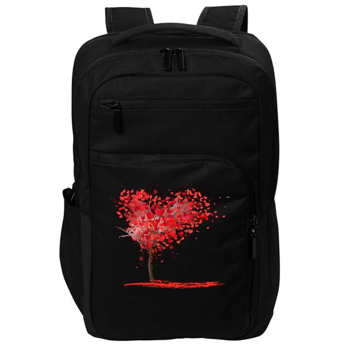 Valentines Day Heart Shaped Tree Impact Tech Backpack