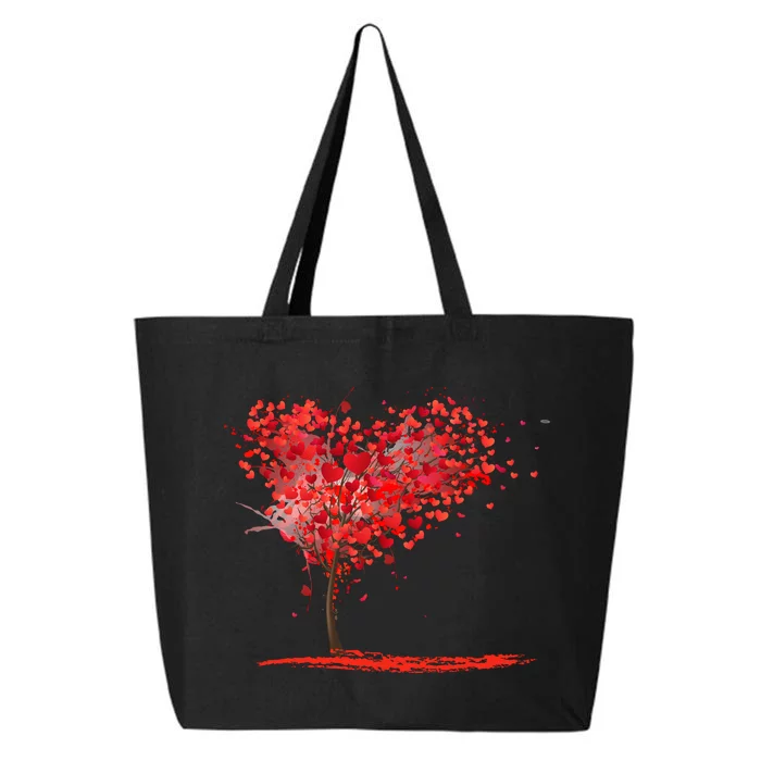 Valentines Day Heart Shaped Tree 25L Jumbo Tote