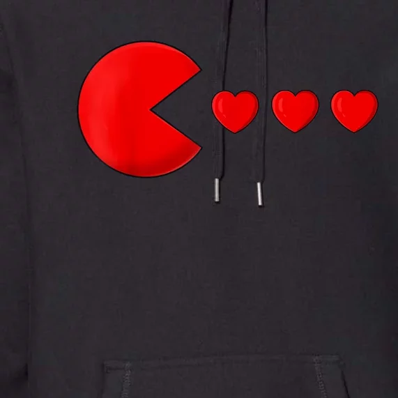 Valentines Day Hearts Funny Premium Hoodie