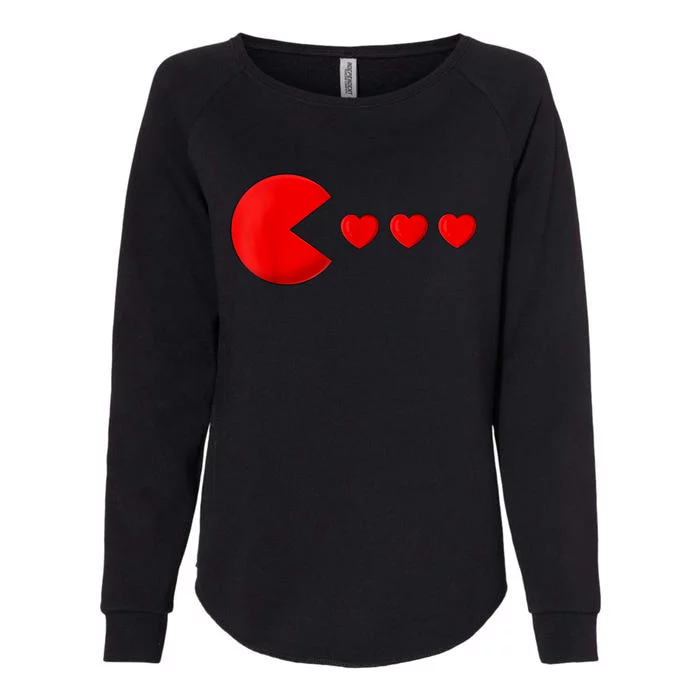 Valentines Day Hearts Funny Womens California Wash Sweatshirt