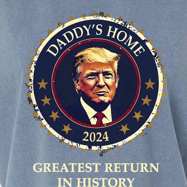 Victory DaddyS Home Trump Won Garment-Dyed Women's Muscle Tee