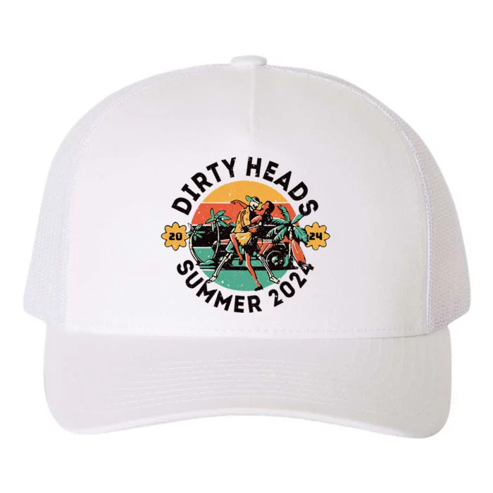 Vintage Dirty Heads Funny Yupoong Adult 5-Panel Trucker Hat