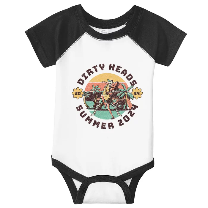 Vintage Dirty Heads Retro Infant Baby Jersey Bodysuit