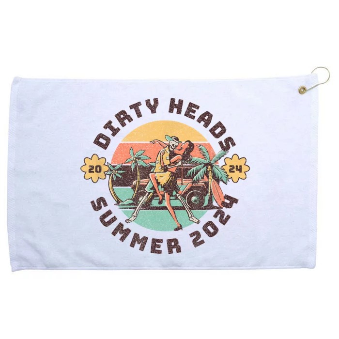 Vintage Dirty Heads In Retro Style Grommeted Golf Towel