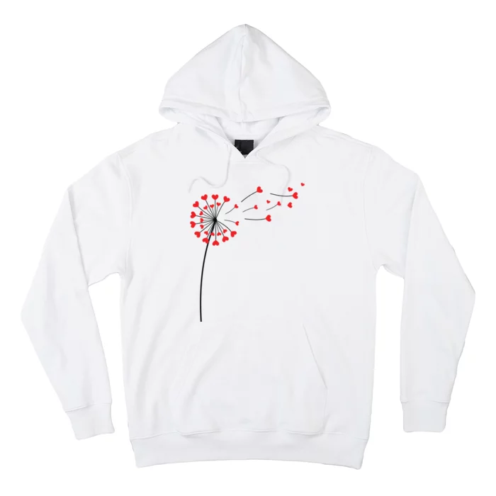 Valentines Day Heart Dandelion Cute Hoodie