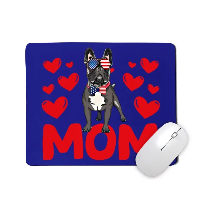 Valentine's Day Hearts Love French Bulldog Mom Animal Lovers Great Gift Mousepad