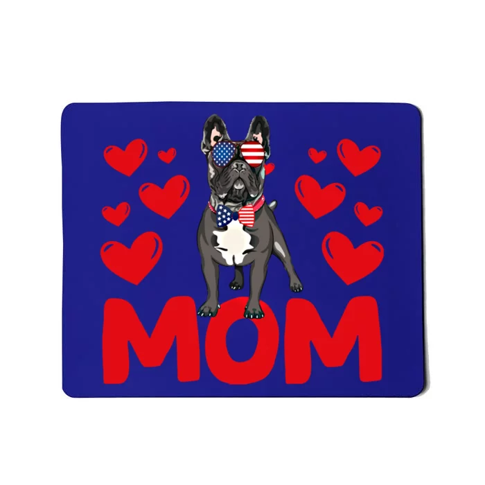 Valentine's Day Hearts Love French Bulldog Mom Animal Lovers Great Gift Mousepad