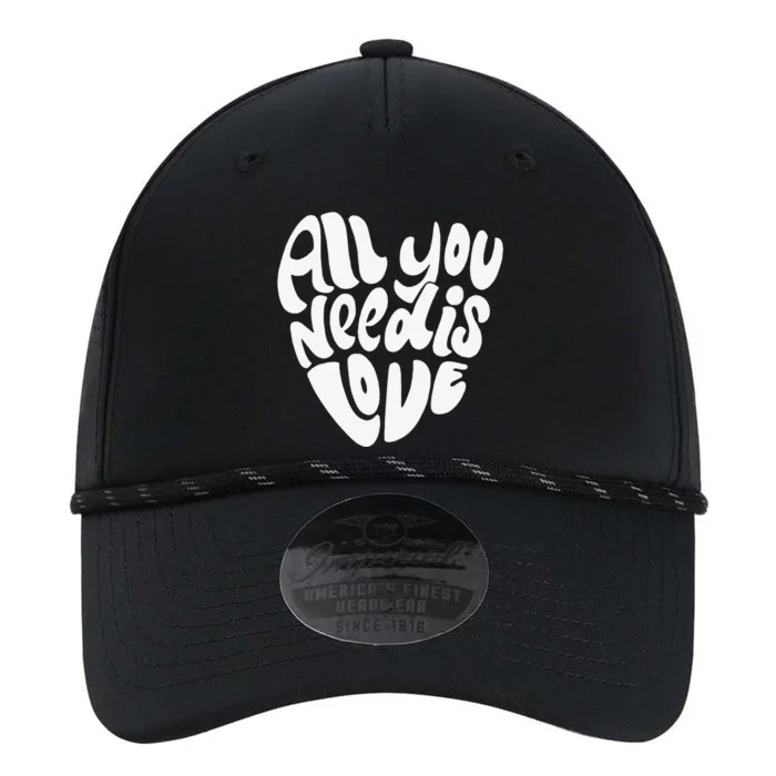 Valentines Day Heart Women Girls Love Is All You Need Performance The Dyno Cap