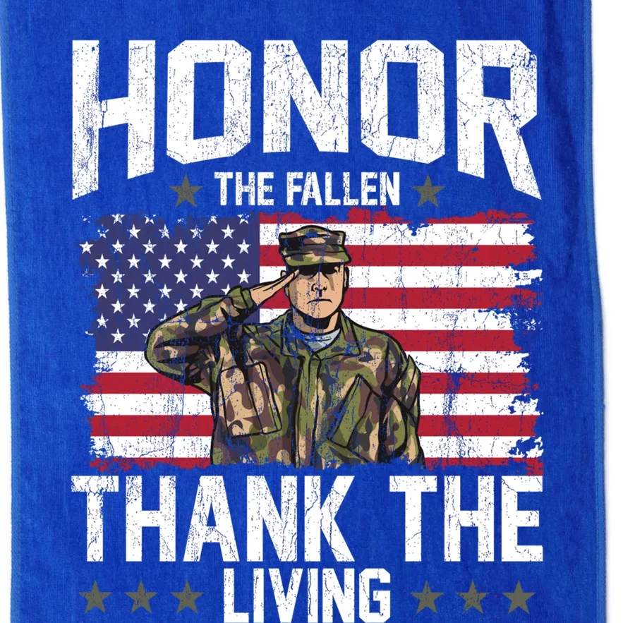 Veterans Day Honor The Fallen Military Veteran Gift Platinum Collection Golf Towel