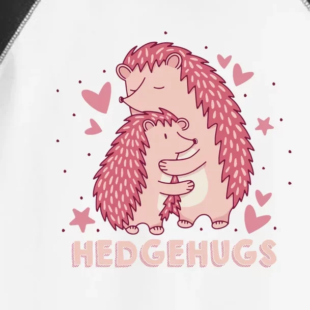 Valentines Day Hedgehog Cuddle Animal Lovers Hedgehugs Gift Toddler Fine Jersey T-Shirt