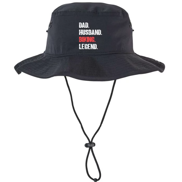 Vintage Dad Husband Biking Legend Legacy Cool Fit Booney Bucket Hat