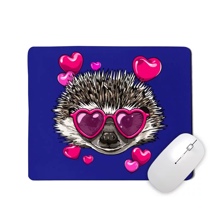 Valentines Day Hedgehog Funny Hedgehog Lover Gift Mousepad