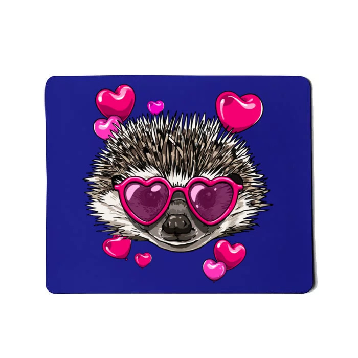 Valentines Day Hedgehog Funny Hedgehog Lover Gift Mousepad